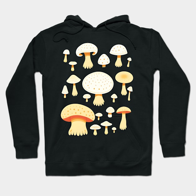 Mushroom Pattern Hoodie by Jaymz Weiss Designz